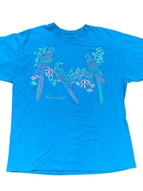Vintage 1980s Marco Island Parrots Tee